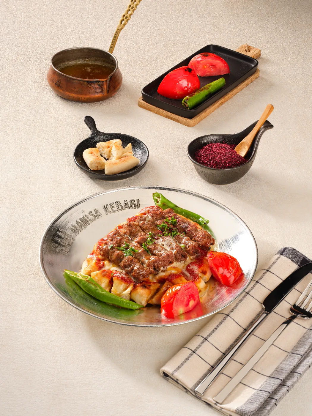 Manisa Kebabı Yoğurtlu Soslu
